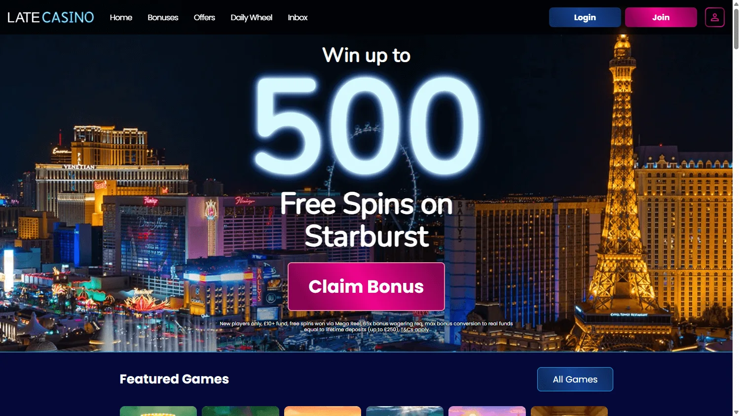 Sg Casino homepage on desktop